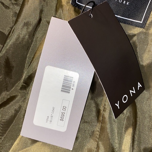 Yona new york trench coat velvet - Picture 14 of 15